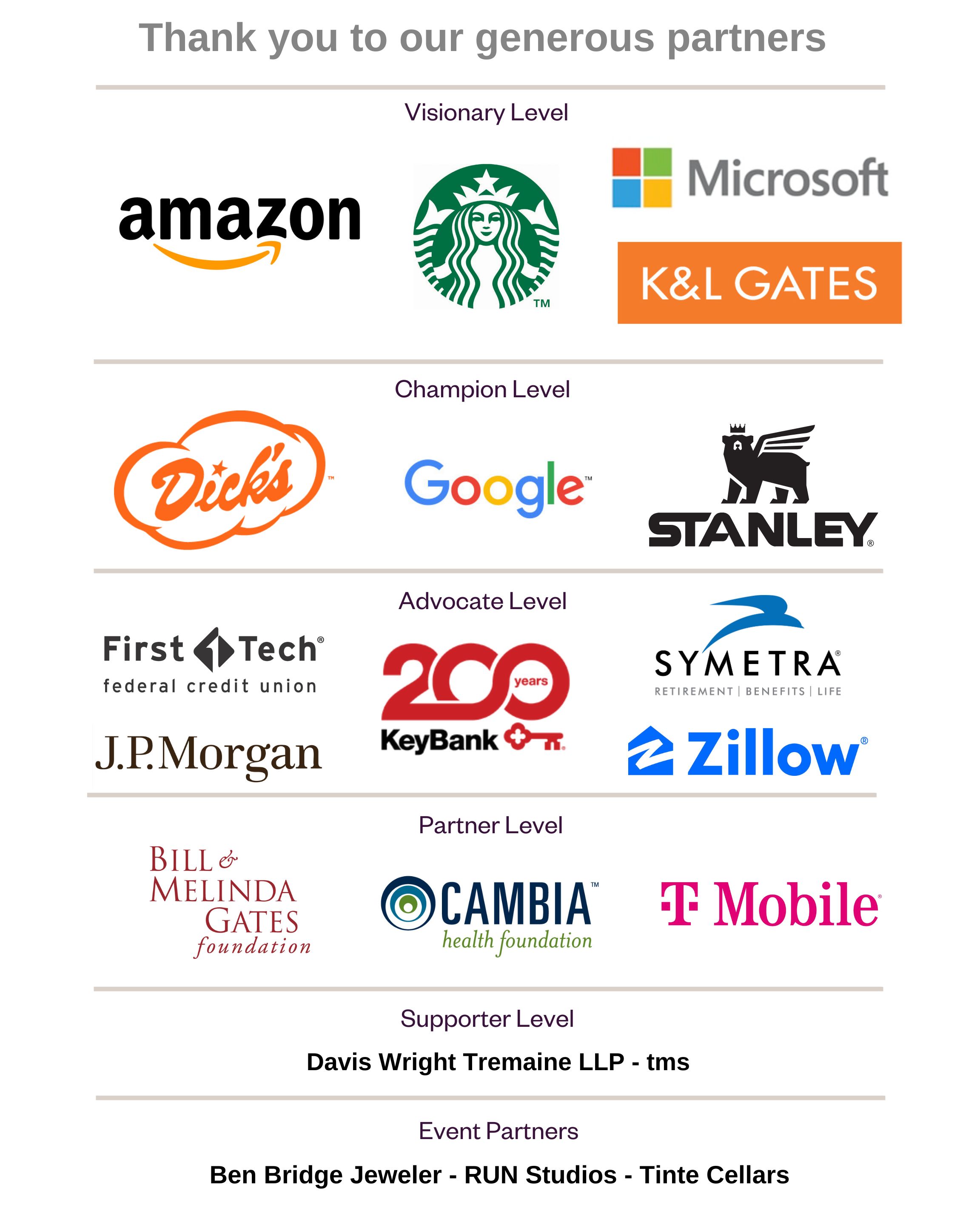 2025 Opening Night Party Sponsors 