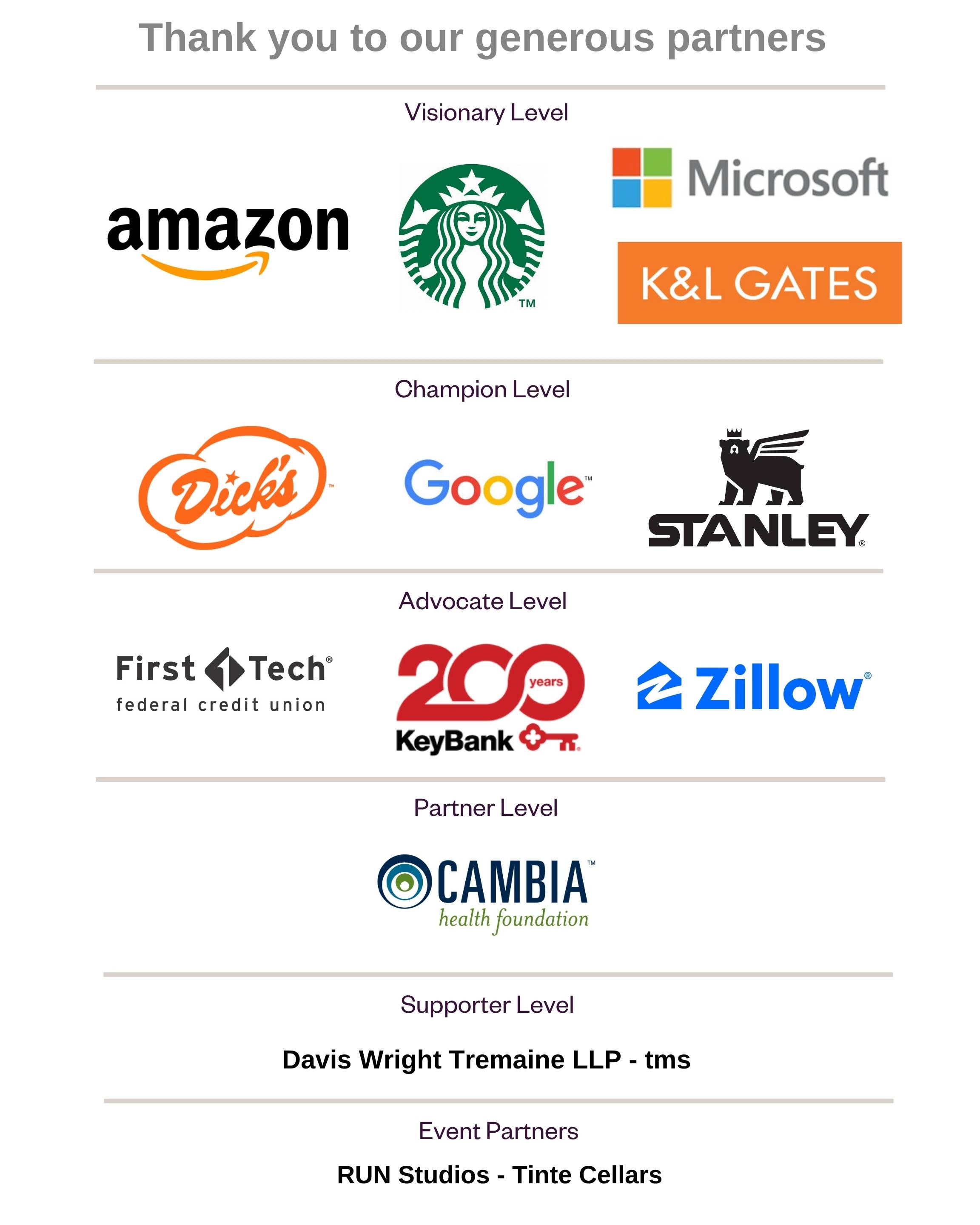 2025 Opening Night Party Sponsors 