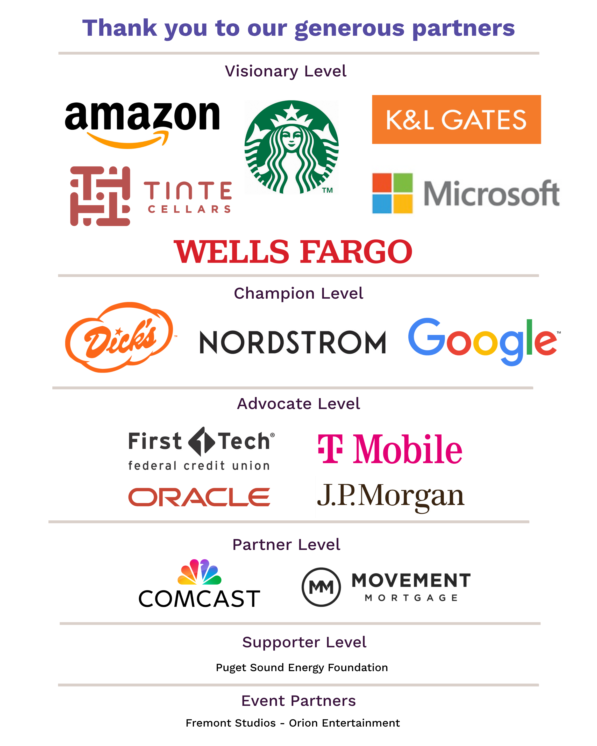 2026 Sponsors 